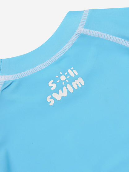 Soli Swim 男童防晒泳衣（UPF50+）蓝色