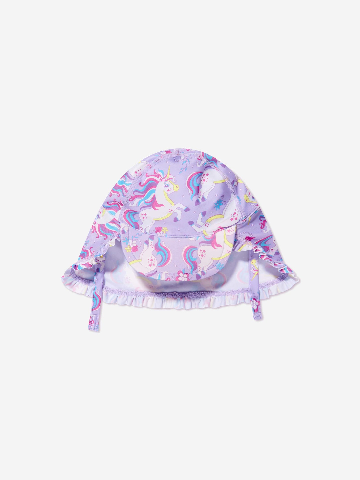 Soli Swim 女宝宝独角兽防晒帽 (UPF50+) 紫色