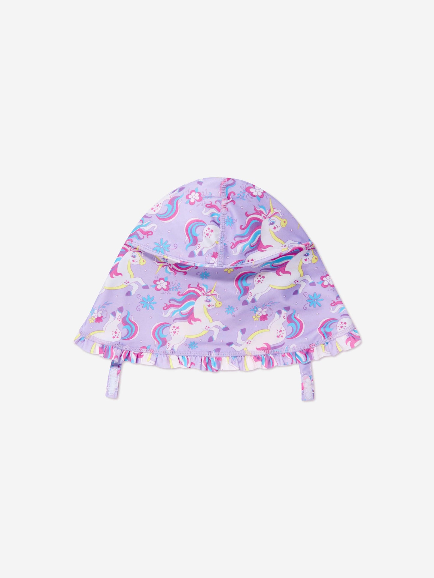 Soli Swim 女宝宝独角兽防晒帽 (UPF50+) 紫色