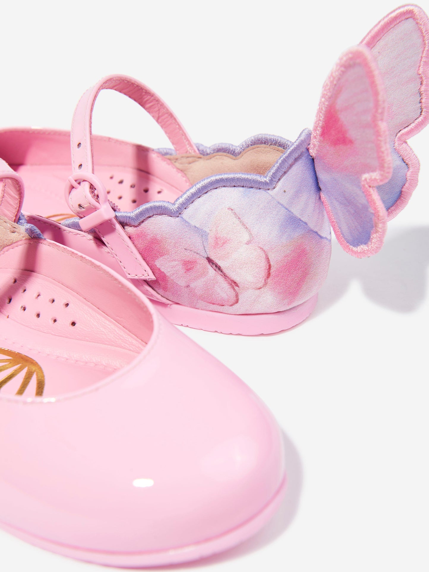 Girls Chiara Flat in Pink