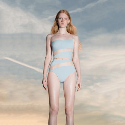 女士天空蓝"SPELLBOUND"芭蕾舞连体衣(232LE04VJ/sky blue)