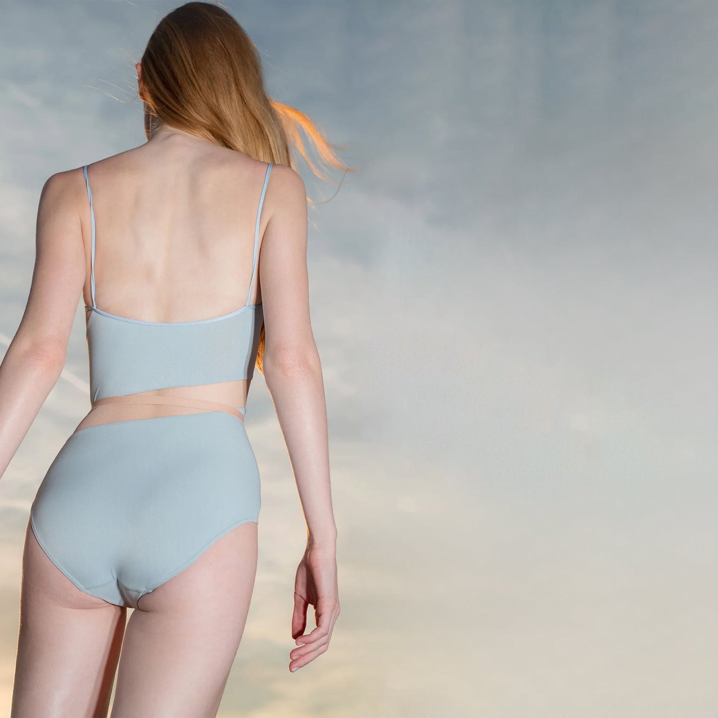 女士天空蓝"SPELLBOUND"芭蕾舞连体衣(232LE04VJ/sky blue)