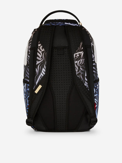 Sprayground Kids Diaa Allam DLXSV Backpack in Blue (45.72cm)