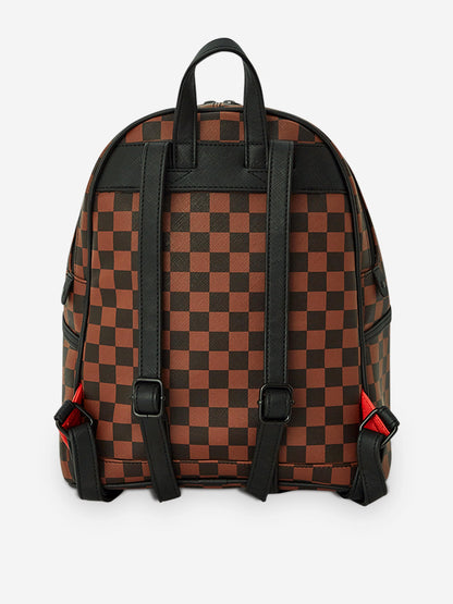 Sprayground Kids Sip Clear SM Eyes Savage Backpack in Brown (46cm)