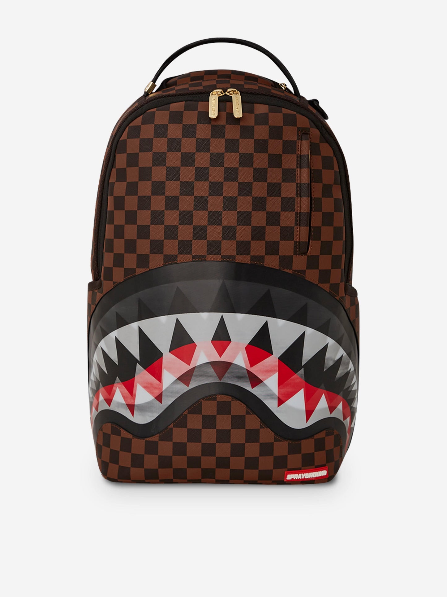 Sprayground Kids Sharks in Paris Lenticular Chomp Backpack in Brown (46cm)
