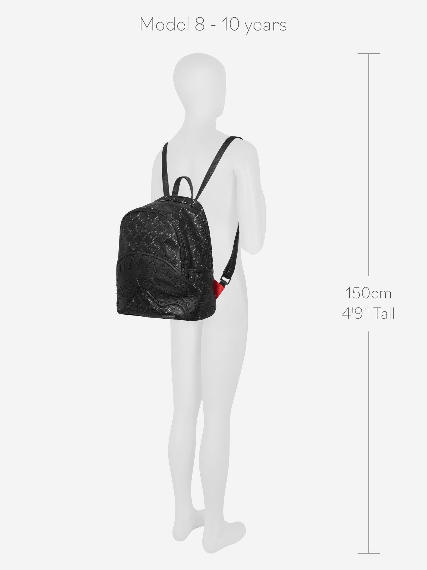 Sprayground Kids Trippy Moneygram Savage 背包 (黑色)