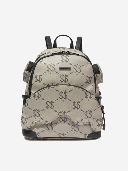Sprayground Kids Double Money Savage 背包 (灰色)