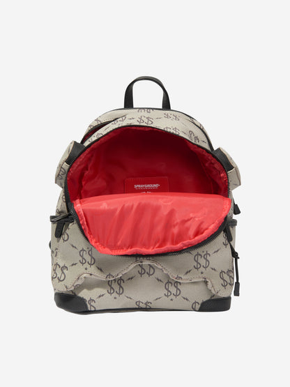 Sprayground Kids Double Money Savage 背包 (灰色)