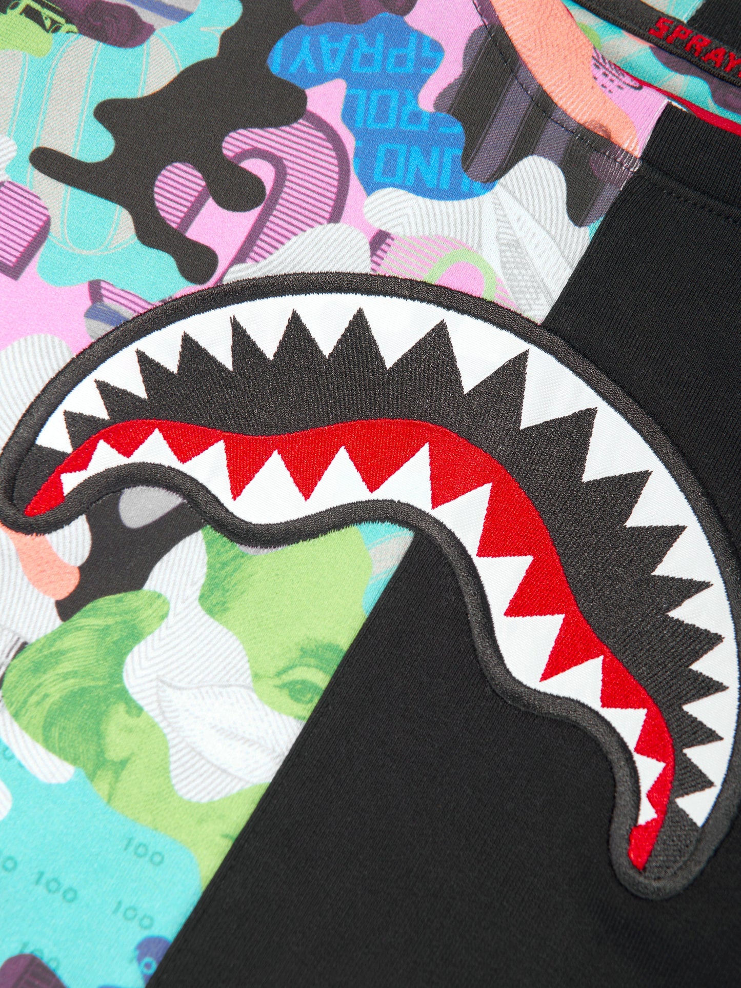 Sprayground 男童迷彩 100 开叉圆领运动衫（多色）
