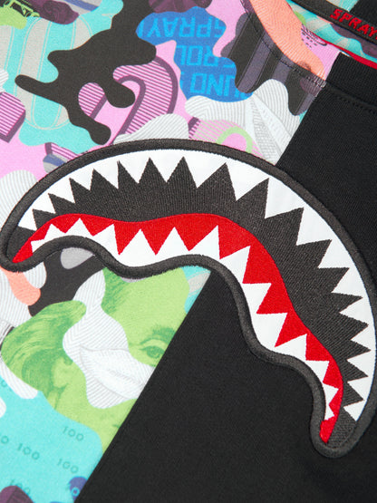 Sprayground 男童迷彩 100 开叉圆领运动衫（多色）