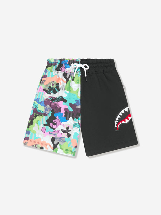 Sprayground 男童迷彩 100 开叉短裤（多色）