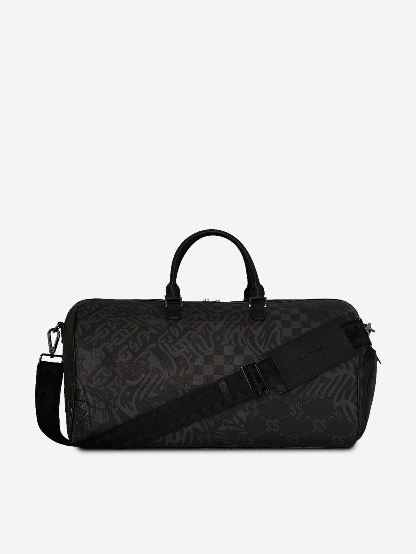 Kids 3AM Check Emperor Duffle Bag in Black (51cm)