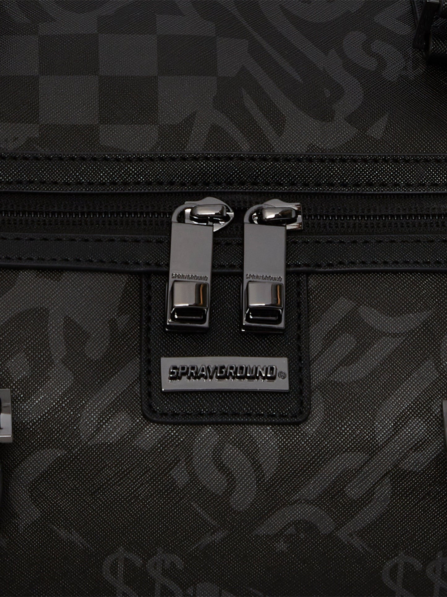 Kids 3AM Check Emperor Duffle Bag in Black (51cm)