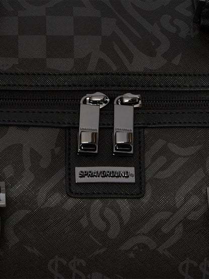 Kids 3AM Check Emperor Duffle Bag in Black (51cm)