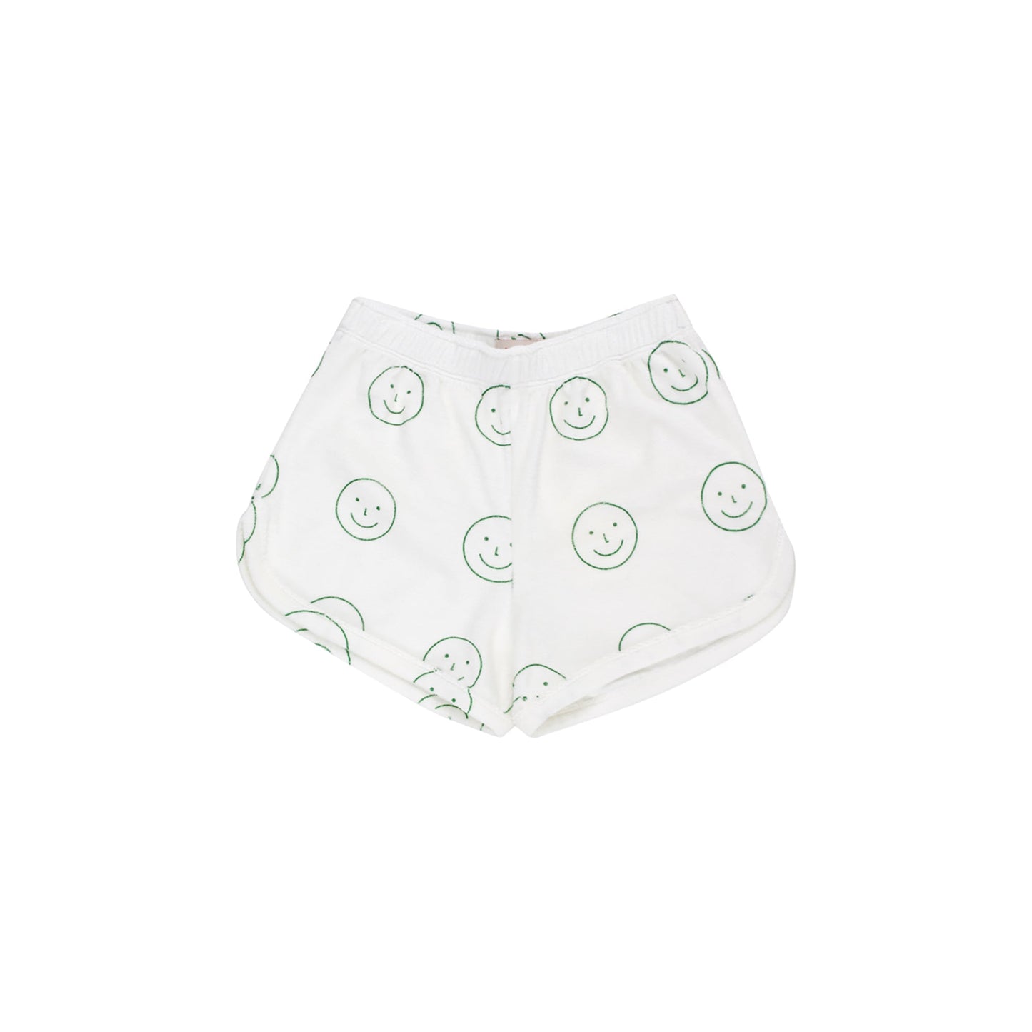Girls & Boys White Pima Cotton Shorts