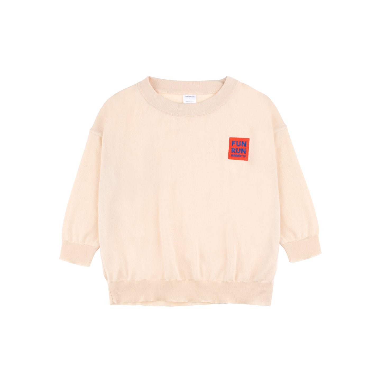 Girls Light Pink Cotton Sweatshirt