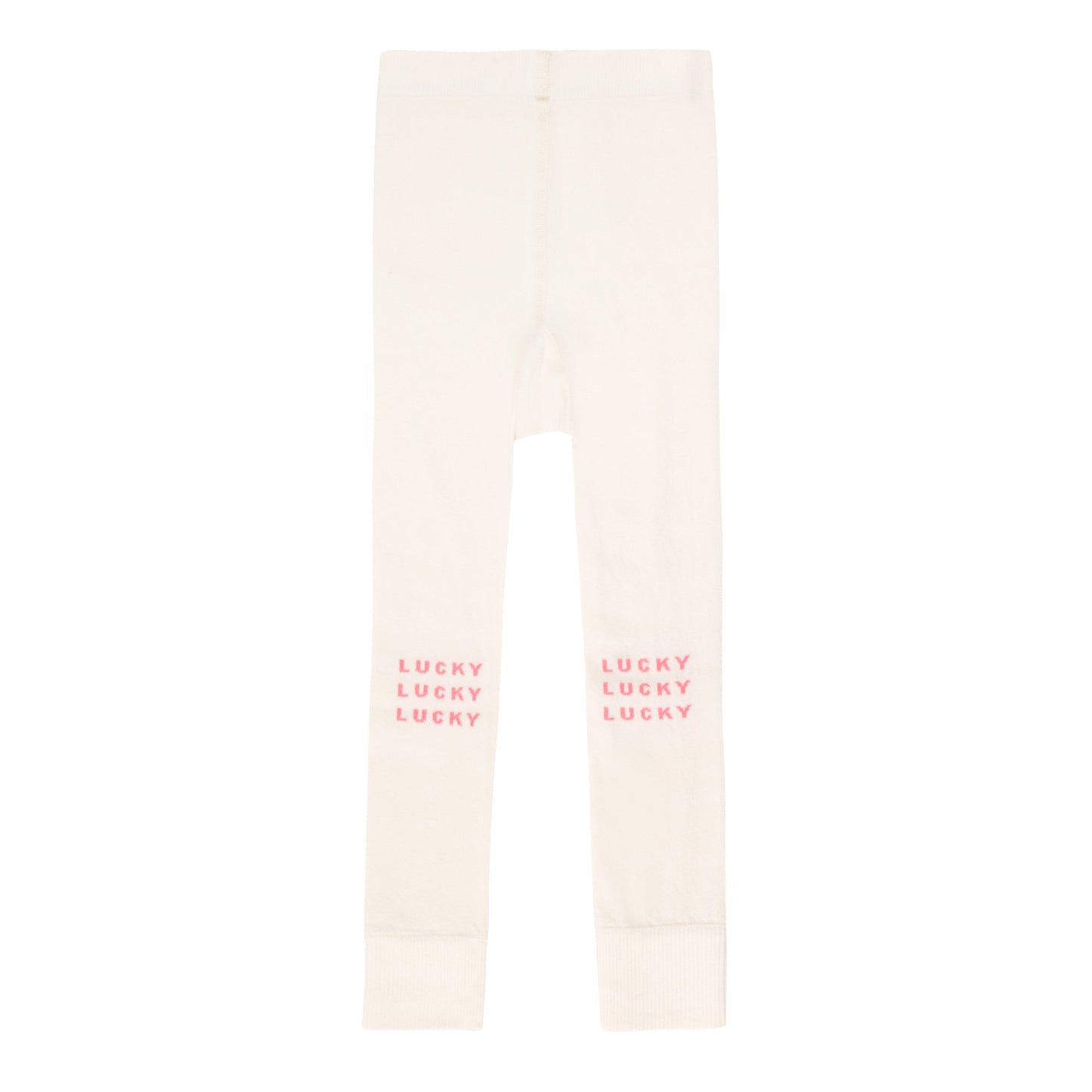 Girls Light Pink Cotton Leggings