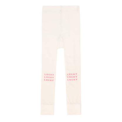 Girls Light Pink Cotton Leggings
