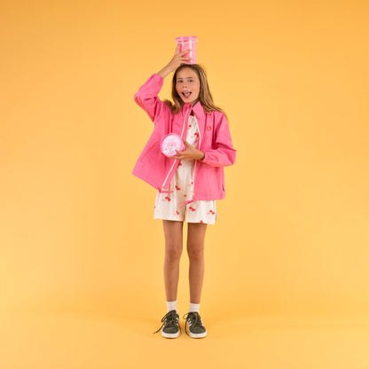 Girls Rose Cotton Jacket