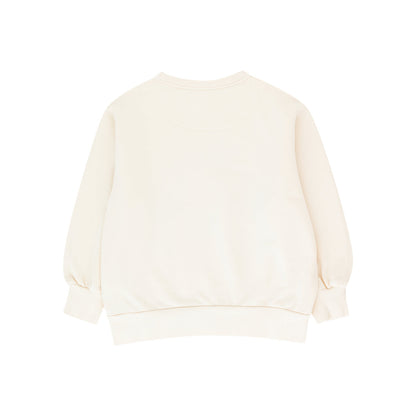 儿童白色印花棉卫衣