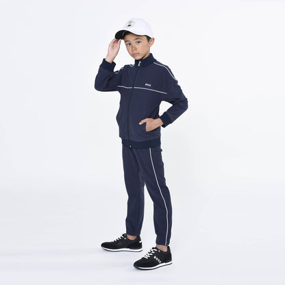 男童白色Logo棒球帽