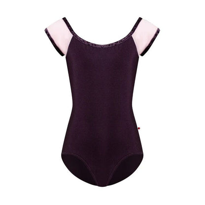 女童深紫色"WENDY/N-Eggplant/N-Rose/CV-Eggplant"芭蕾舞连体衣