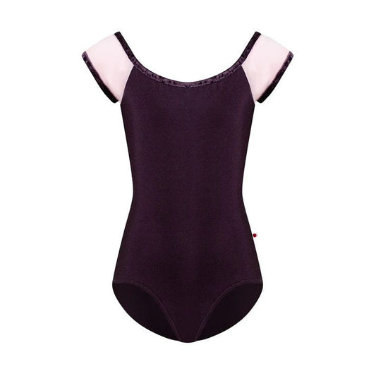 女童深紫色"WENDY/N-Eggplant/N-Rose/CV-Eggplant"芭蕾舞连体衣