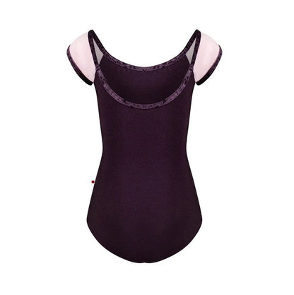女童深紫色"WENDY/N-Eggplant/N-Rose/CV-Eggplant"芭蕾舞连体衣