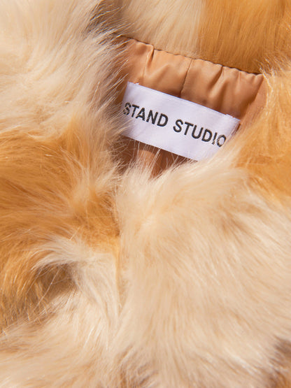 Stand Studio 女童仿皮草 Nani 迷你夹克