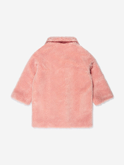 Stand Studio 女童仿皮草 Camille Cocoon 迷你大衣