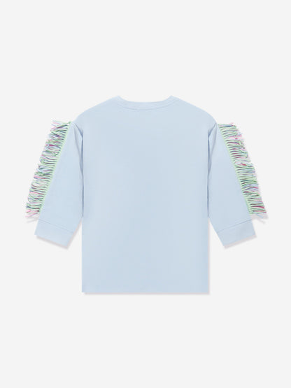 Stella McCartney 女童蓝色星星毛衣裙