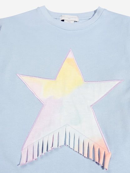 Stella McCartney 女童蓝色星星毛衣裙