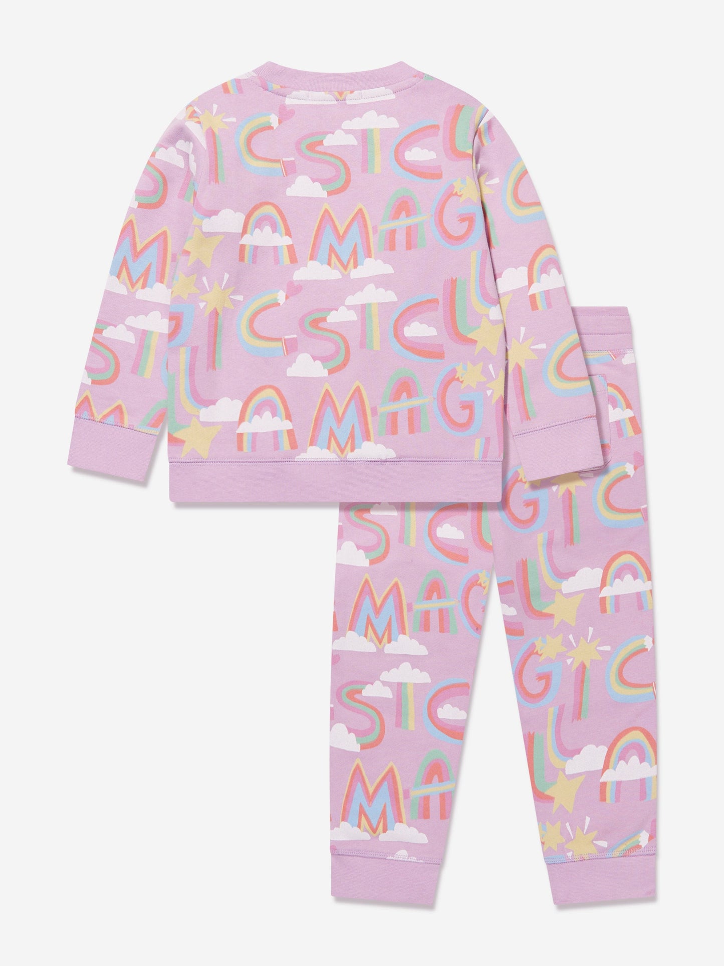 Stella McCartney 女童粉色徽标运动服