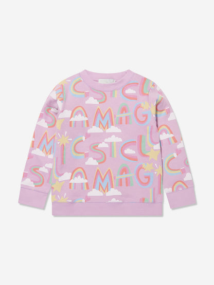 Stella McCartney 女童粉色徽标运动服