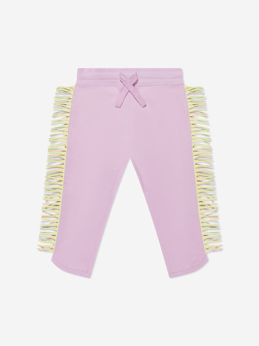 Stella McCartney 女童流苏慢跑裤（粉色）