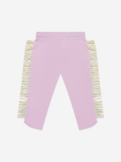 Stella McCartney 女童流苏慢跑裤（粉色）