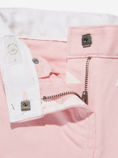 Stella McCartney 女童粉色星星牛仔裤