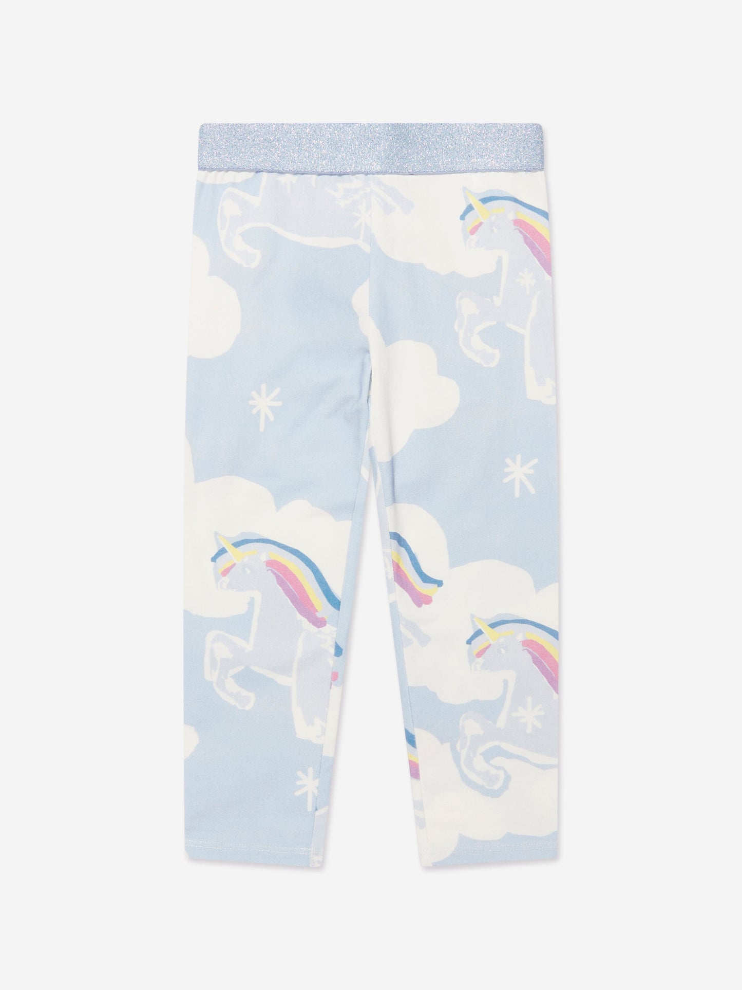 Stella McCartney 女童蓝色独角兽紧身裤