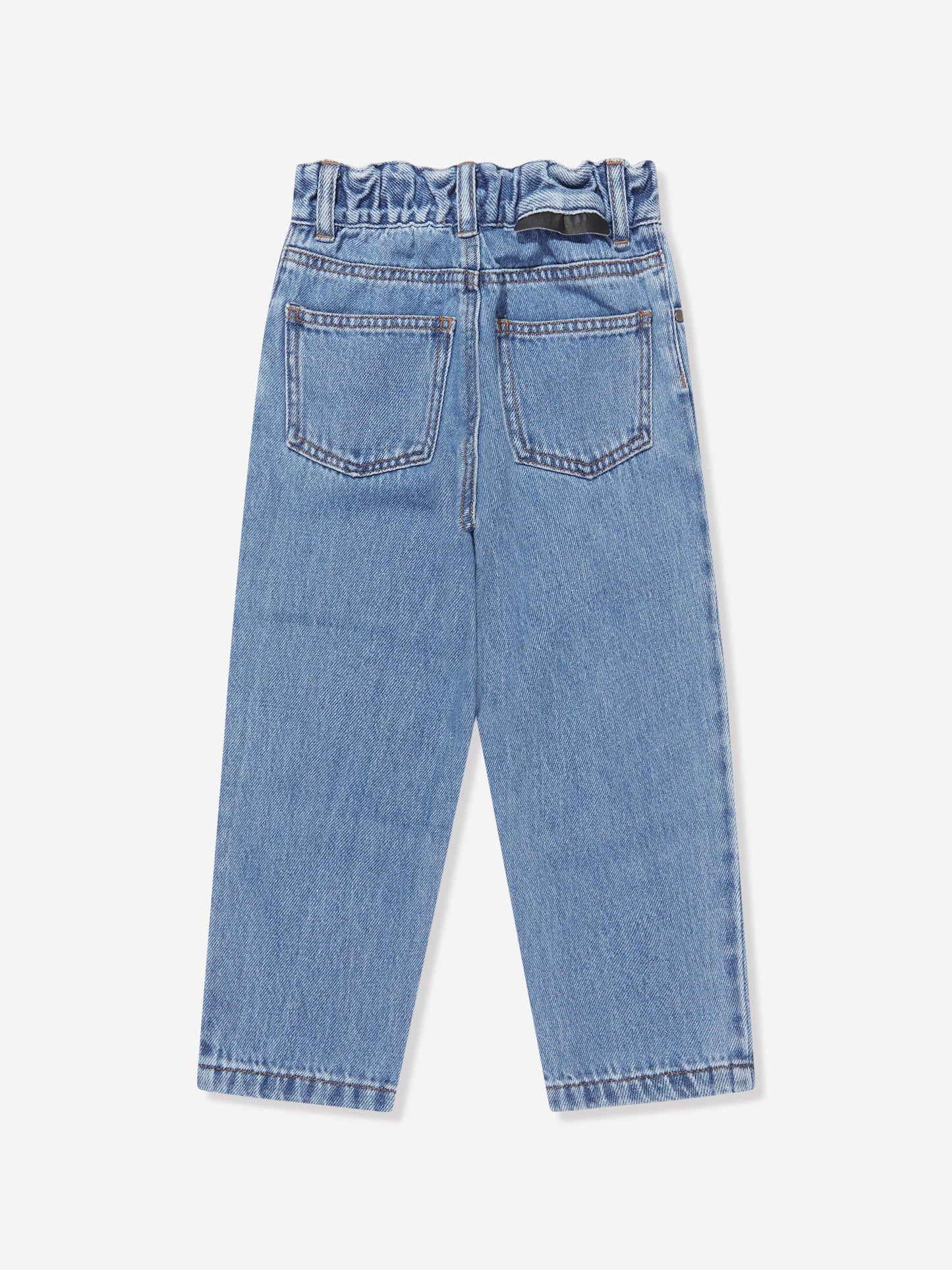 Stella McCartney 男童蓝色怪物印花牛仔裤