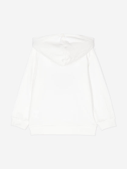 Stella McCartney 女童心形徽标连帽衫（象牙色）