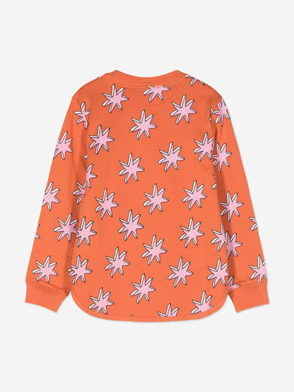 Stella McCartney 女童橙色流苏运动衫
