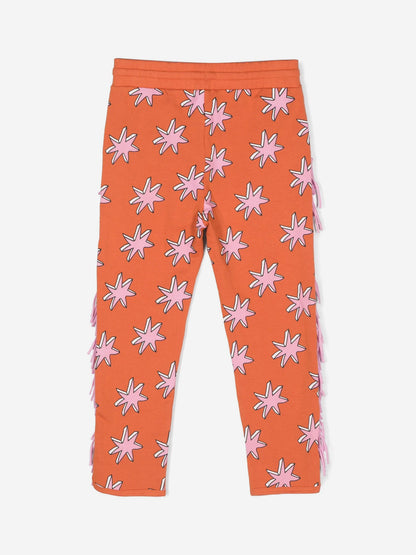 Stella McCartney 女童橙色流苏慢跑裤