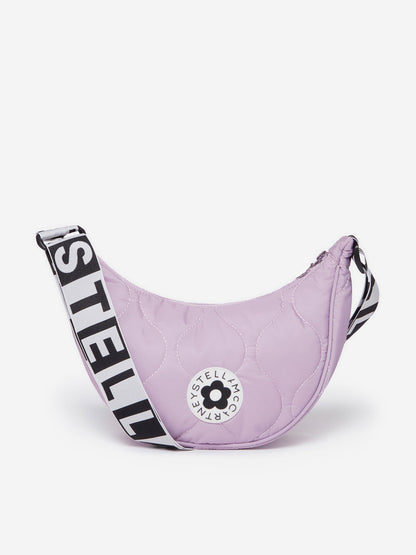 Stella McCartney 女童绗缝单肩包 紫色（22 厘米）