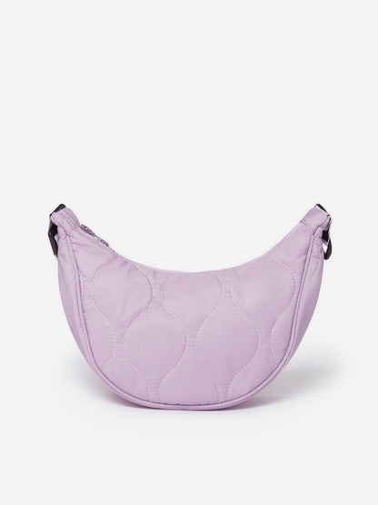 Stella McCartney 女童绗缝单肩包 紫色（22 厘米）