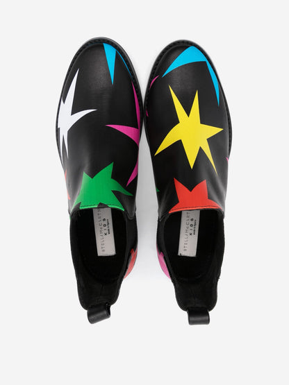 Stella McCartney 女童黑色星星踝靴