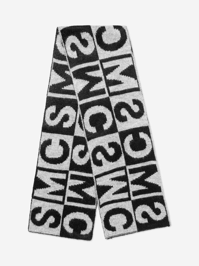 Stella McCartney Kids Logo Scarf in Black