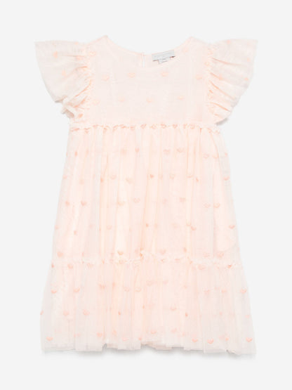 Stella McCartney 女童粉色刺绣连衣裙