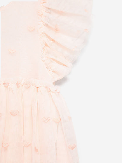 Stella McCartney 女童粉色刺绣连衣裙