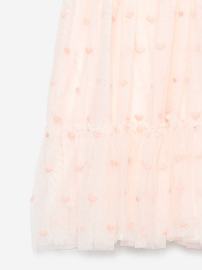 Stella McCartney 女童粉色刺绣连衣裙