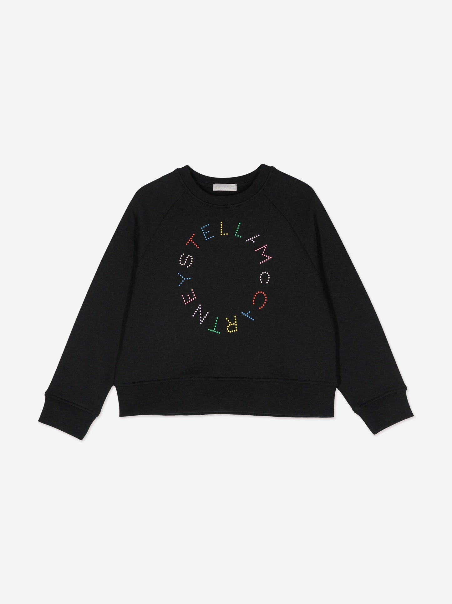 Stella McCartney 女童黑色徽标运动衫
